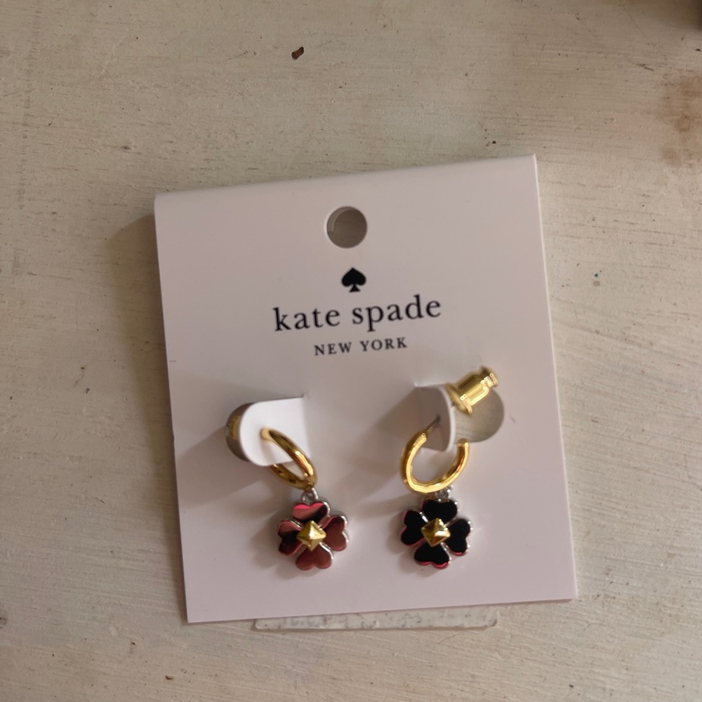 Kate spade silver and gold earrings